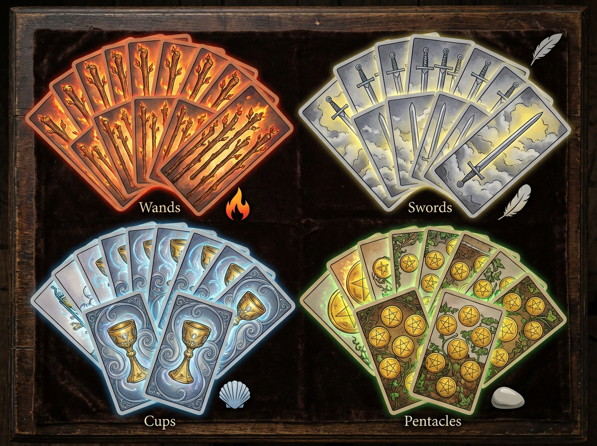 Масть Чаш (Кубков): от эмоционального исцеления до иллюзий