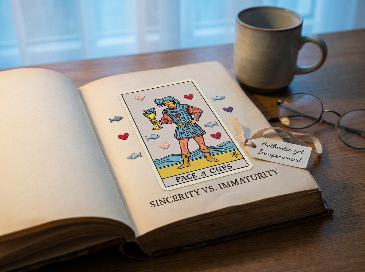 Паж Кубков в раскладе на чувства: искренность или инфантильность?