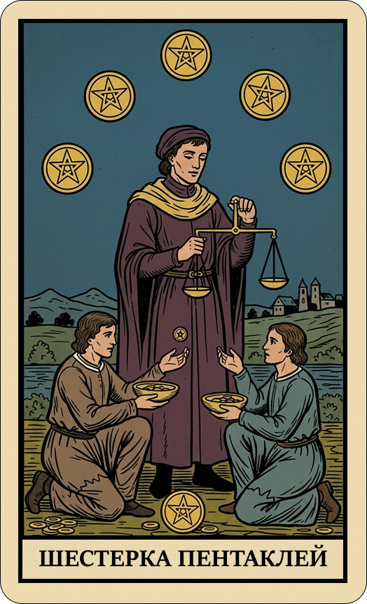 Шестерка Пентаклей
